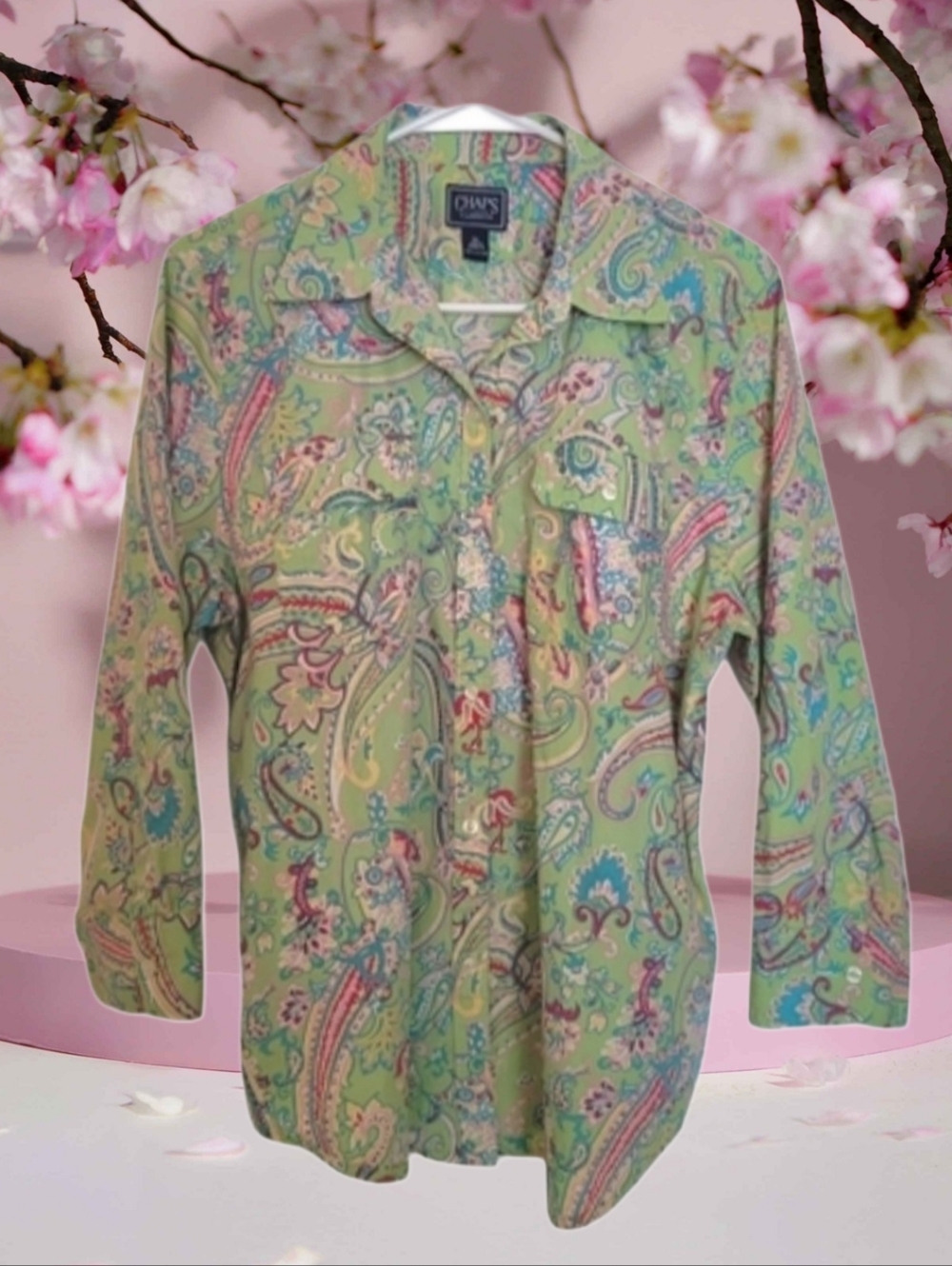 Pastel Paisleys Button Down Shirt